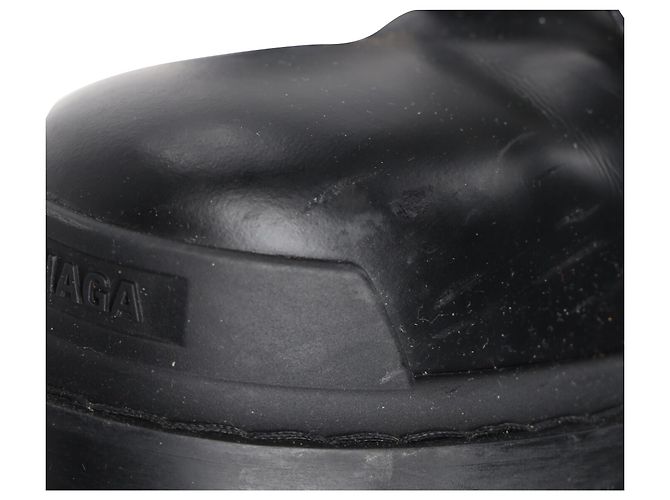 Everyday Stivaletti Strike con lacci in pelle nera Balenciaga Nero - vista 9