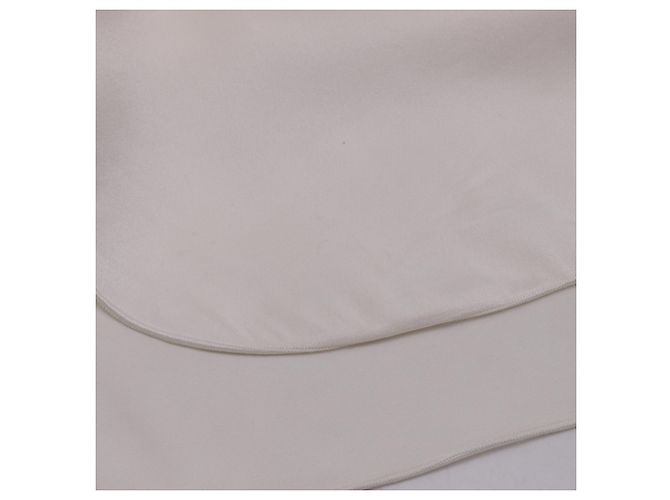 Camiseta Cortona Max Mara Leisure en satén de seda blanco roto - vista 7