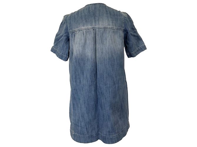 Vestido mini Oriane en denim de algodón azul Isabel Marant Etoile - vista 3