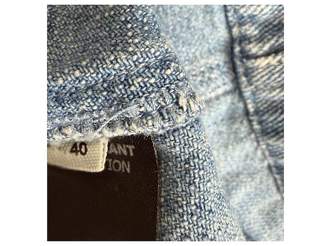 Vestido mini Oriane en denim de algodón azul Isabel Marant Etoile - vista 6