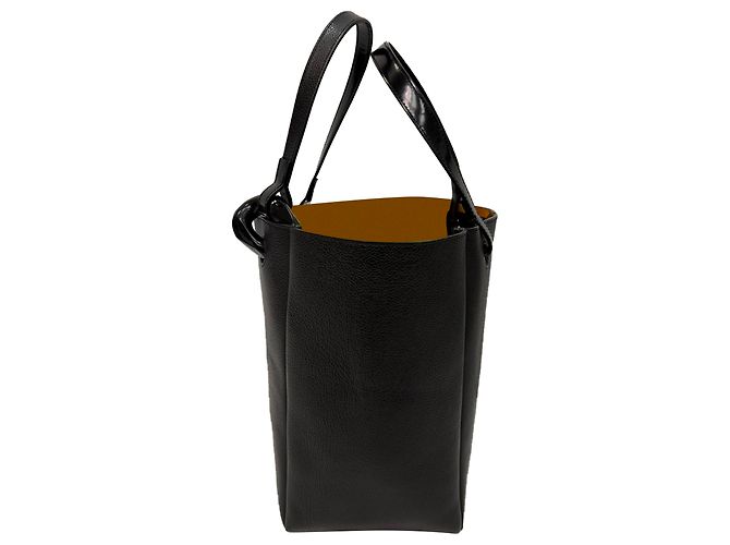 Borsa Tote JW Anderson The JWA Corner in pelle nera - vista 2