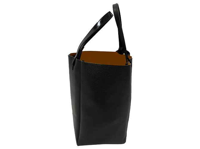 Borsa Tote JW Anderson The JWA Corner in pelle nera - vista 3