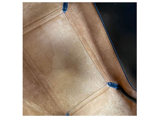 Borsa Tote JW Anderson The JWA Corner in pelle nera - vista 7