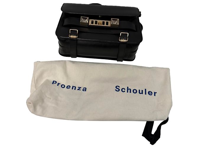 Borsa Proenza Schouler PS11 Classic in pelle di vitello nera Nero - vista 10