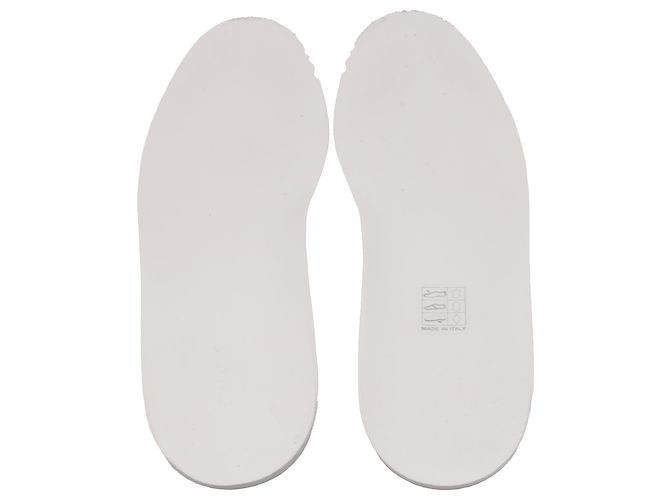 Sneakers Ace Web in pelle bianca Gucci Bianco Crudo - vista 7