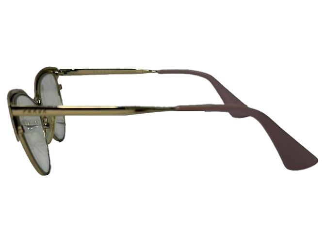 Prada 55S 52-16-140 Brille aus Metall in Pink - Ansicht 2