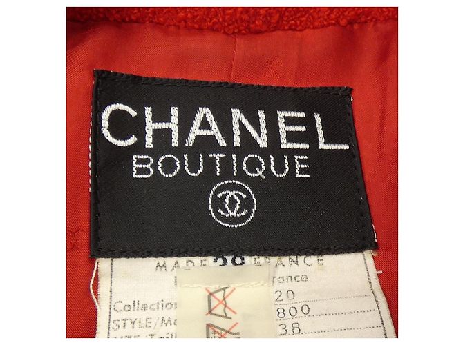 Timeless Giacca Chanel Vintage Rosso - vista 4