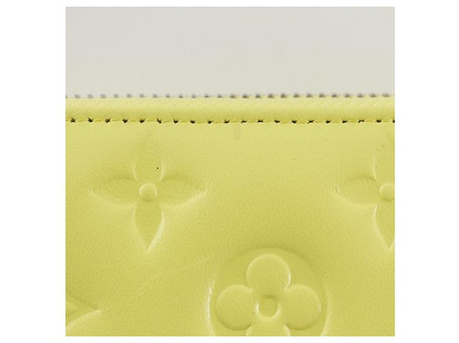 Louis Vuitton Zippy Wallet Langgeldbörse aus Lammfell Gelb - Ansicht 10