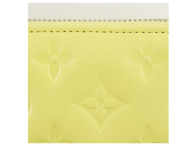 Louis Vuitton Zippy Wallet Langgeldbörse aus Lammfell Gelb - Ansicht 11