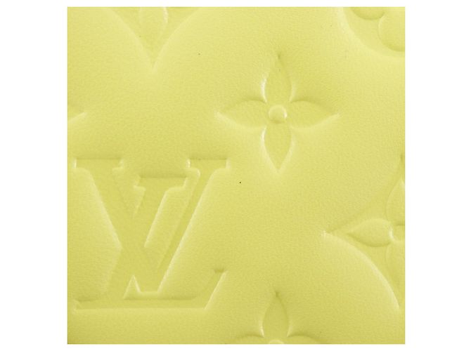 Louis Vuitton Zippy Wallet Langgeldbörse aus Lammfell Gelb - Ansicht 12