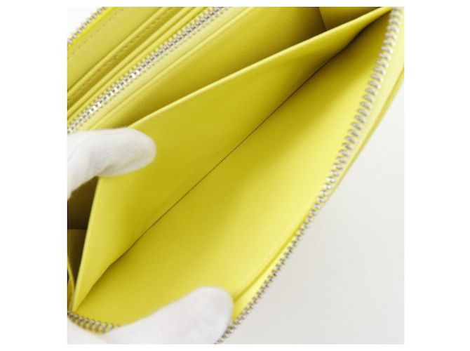 Louis Vuitton Zippy Wallet Langgeldbörse aus Lammfell Gelb - Ansicht 9