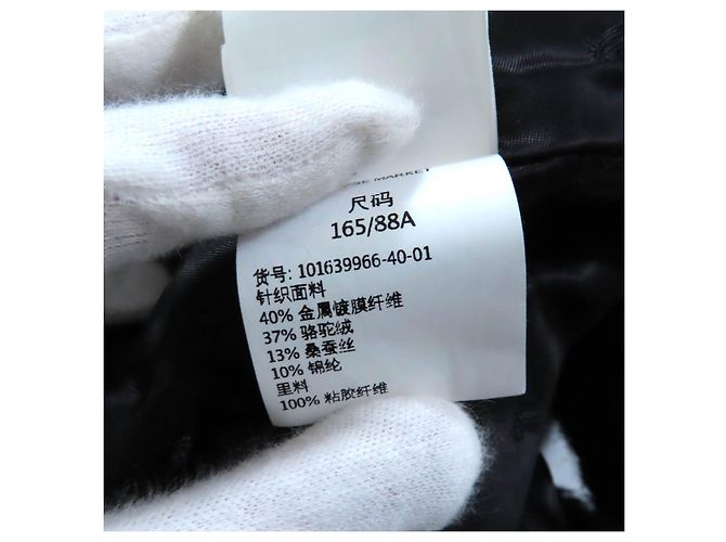 Abrigo Teddy Bear Lame Max Mara Negro - vista 10