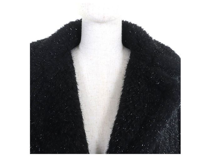 Abrigo Teddy Bear Lame Max Mara Negro - vista 4