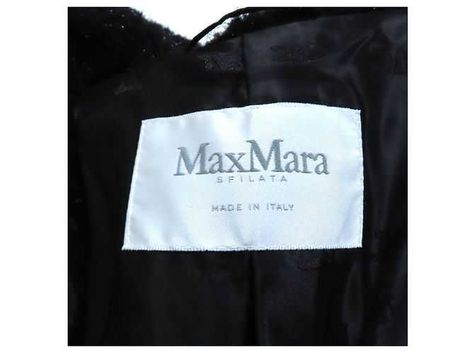 Abrigo Teddy Bear Lame Max Mara Negro - vista 7