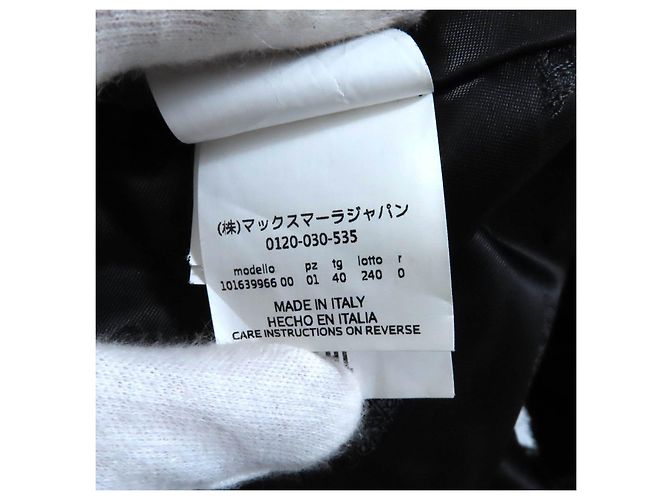 Abrigo Teddy Bear Lame Max Mara Negro - vista 9