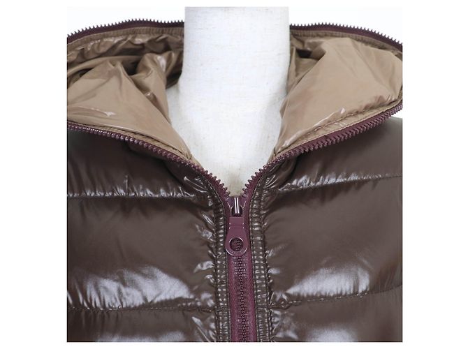 Autre Marque Abrigo de plumón ACE de nylon DUVETICA Castaño - vista 4