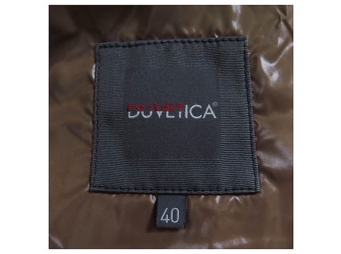 Autre Marque Abrigo de plumón ACE de nylon DUVETICA Castaño - vista 7