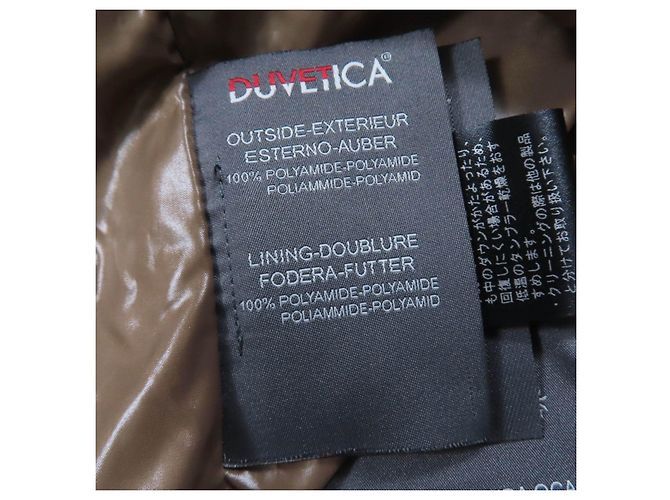 Autre Marque Abrigo de plumón ACE de nylon DUVETICA Castaño - vista 8