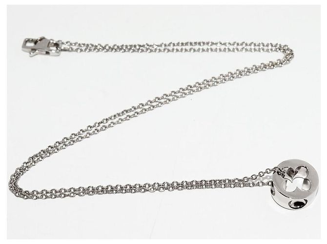 Collana con pendente Louis Vuitton Empreinte Au750 Diamond Argento - vista 3