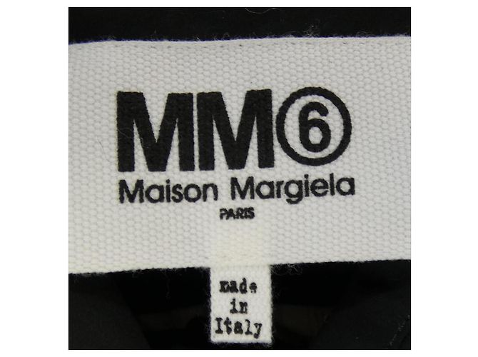 Maison Martin Margiela Camicia a righe MM6 Maison Margiela Nero Rosa Beige - vista 4