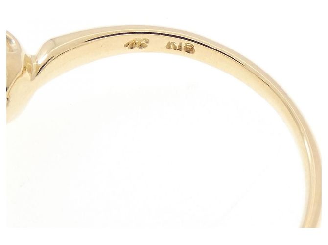 Autre Marque 4℃ Akoya Perlenring in Au750 Golden - Ansicht 4