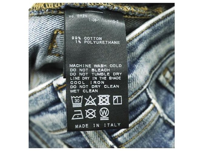 Autre Marque 3×1 EMPIRE CROP FLARE Pantalones de denim de algodón y poliuretano Azul - vista 10