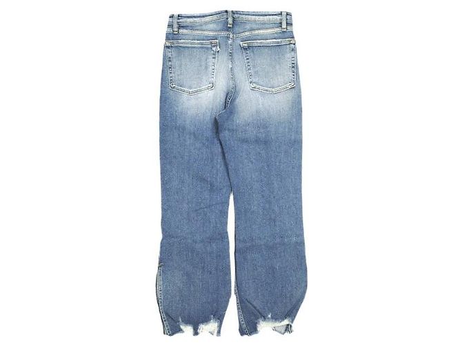 Autre Marque 3×1 EMPIRE CROP FLARE Pantalones de denim de algodón y poliuretano Azul - vista 2