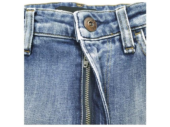 Autre Marque 3×1 EMPIRE CROP FLARE Pantalones de denim de algodón y poliuretano Azul - vista 6