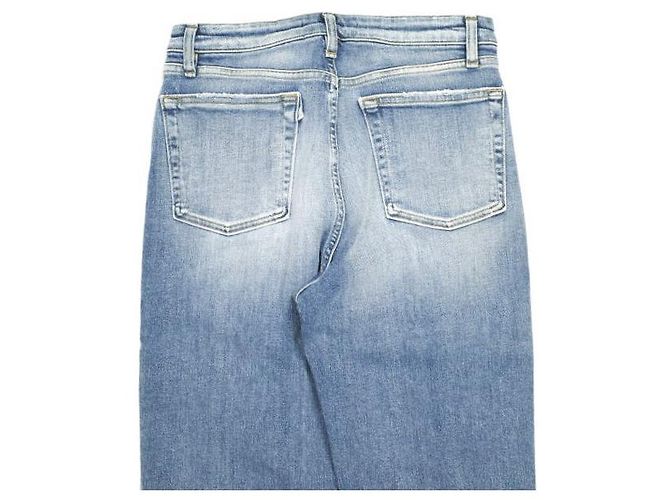 Autre Marque 3×1 EMPIRE CROP FLARE Pantalones de denim de algodón y poliuretano Azul - vista 7