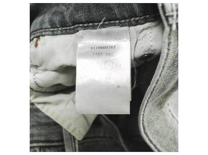 Autre Marque Pantalones de denim de algodón MOTHER THE INSIDER CROP STEP FRAY Castaño - vista 8