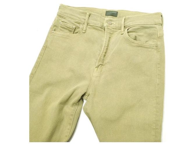 Autre Marque Pantalones vaqueros MOTHER THE INSIDER CROP STEP FRAY Beige - vista 3