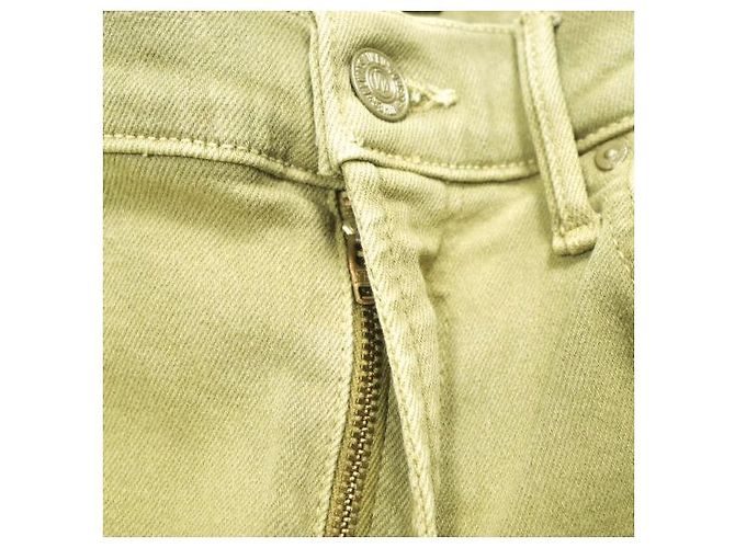 Autre Marque Pantalones vaqueros MOTHER THE INSIDER CROP STEP FRAY Beige - vista 4