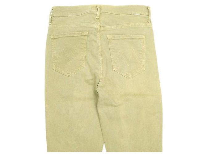 Autre Marque Pantalones vaqueros MOTHER THE INSIDER CROP STEP FRAY Beige - vista 5