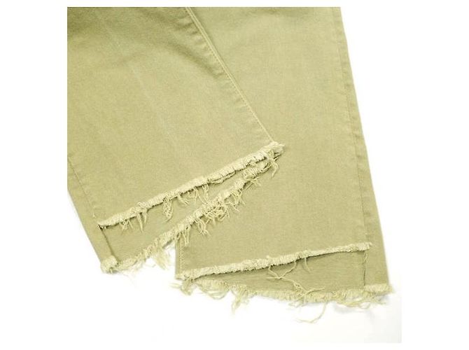 Autre Marque Pantalones vaqueros MOTHER THE INSIDER CROP STEP FRAY Beige - vista 6