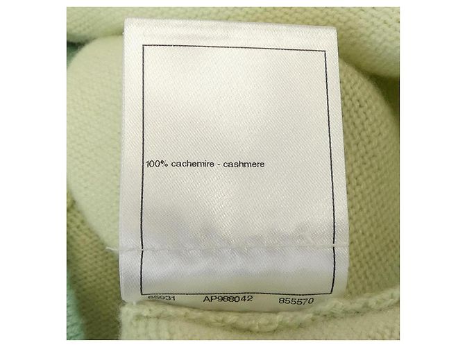 Timeless Rebeca CHANEL 100% Cachemira Verde - vista 3