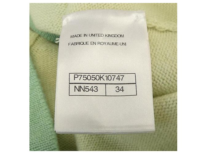 Timeless Rebeca CHANEL 100% Cachemira Verde - vista 4