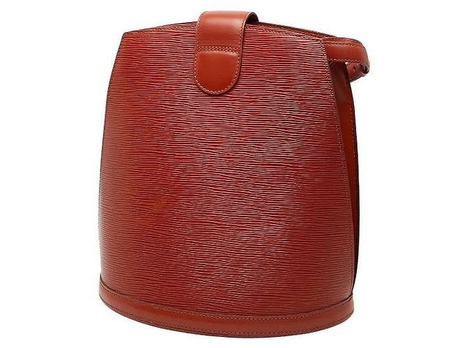 Borsa a Spalla Louis Vuitton Cluny Epi Marrone - vista 2