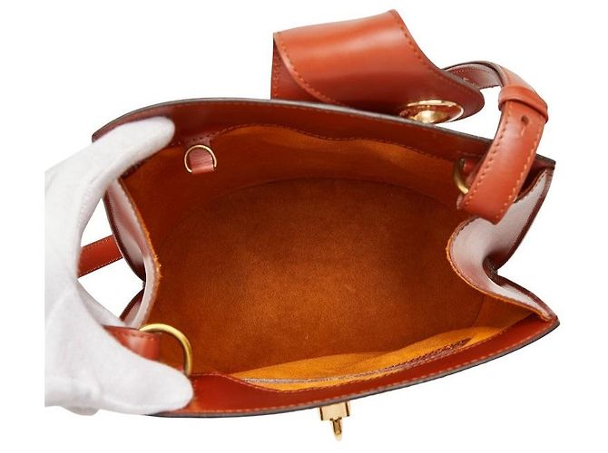 Borsa a Spalla Louis Vuitton Cluny Epi Marrone - vista 7