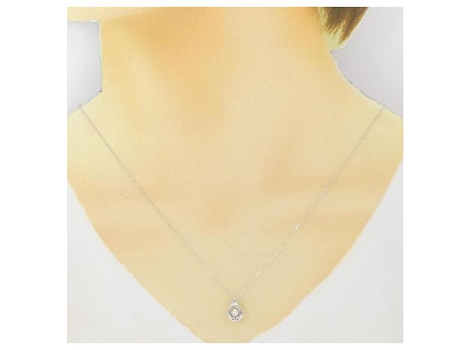 Autre Marque Collana con Diamanti Au750 Argento - vista 6