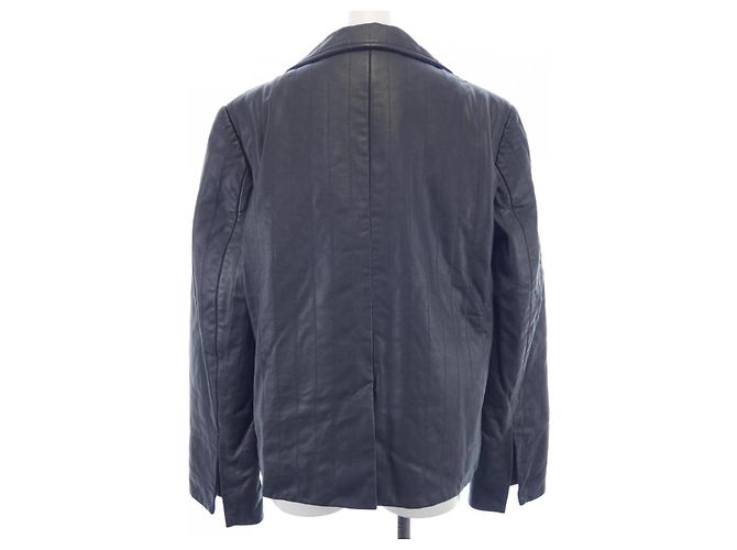 Chaqueta de cuero Louis Vuitton Castaño - vista 2