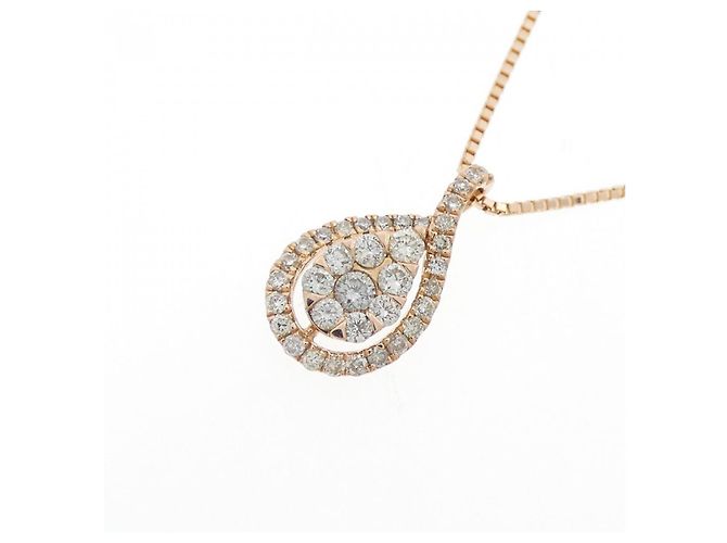 Autre Marque Collana con diamante Au750 Rosa - vista 3