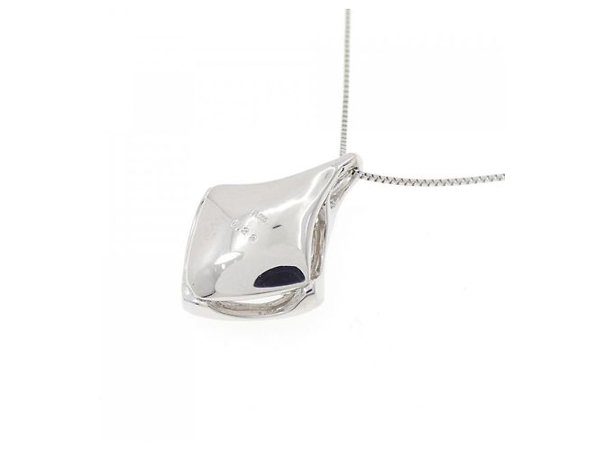 Autre Marque Collana di Diamanti Pt900 Pt850 Argento - vista 4