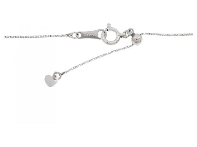 Autre Marque Collana di Diamanti Pt900 Pt850 Argento - vista 5