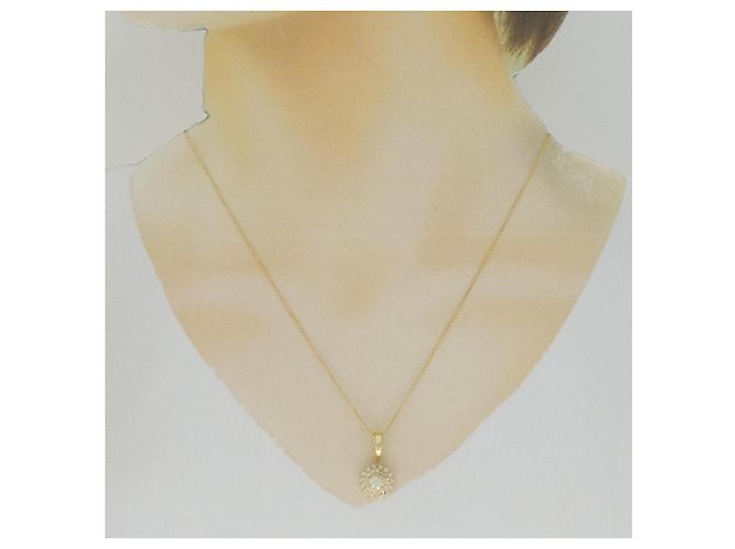 Autre Marque Collana con Diamanti Au750 D'oro - vista 6