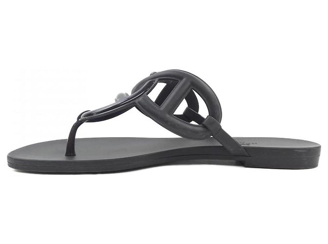 Hermès Sandali in gomma Hermes Nero - vista 2
