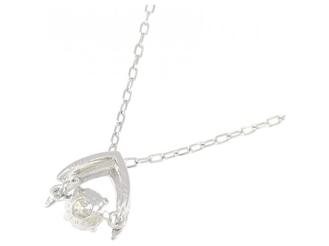 Autre Marque Collana di Diamanti Pt900/Pt850 Argento - vista 4