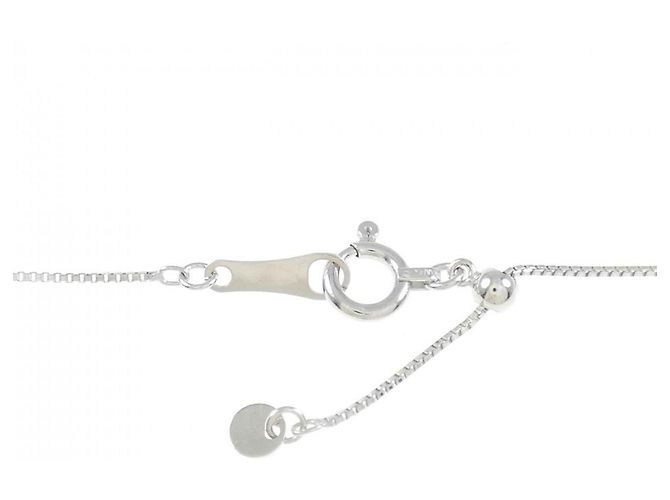 Autre Marque Collana con Croce in Diamanti in Oro Bianco Au750 Argento - vista 5