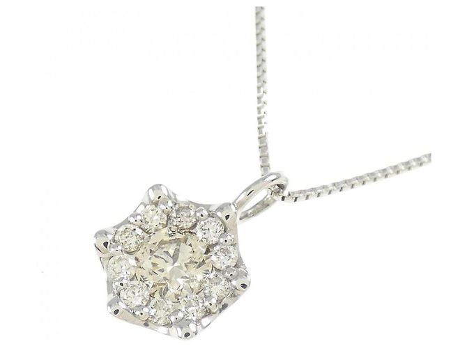 Autre Marque Collana in platino Pt900/Pt850 e diamante Argento - vista 3