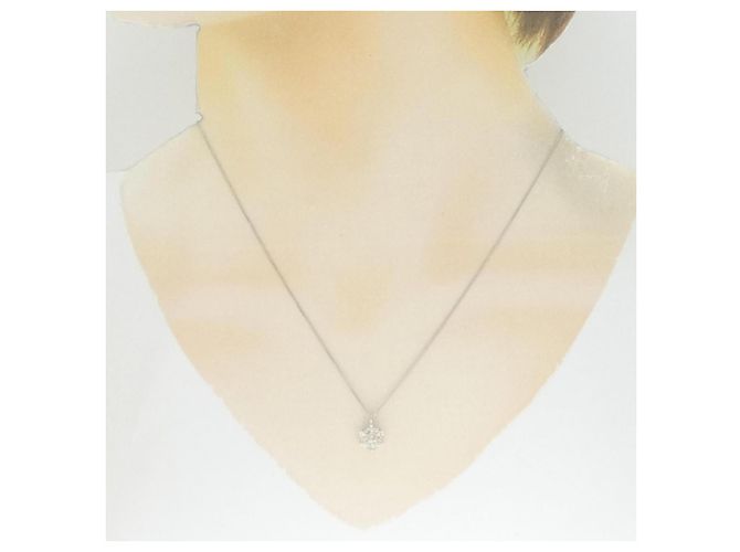 Autre Marque Collana in platino Pt900/Pt850 e diamante Argento - vista 6