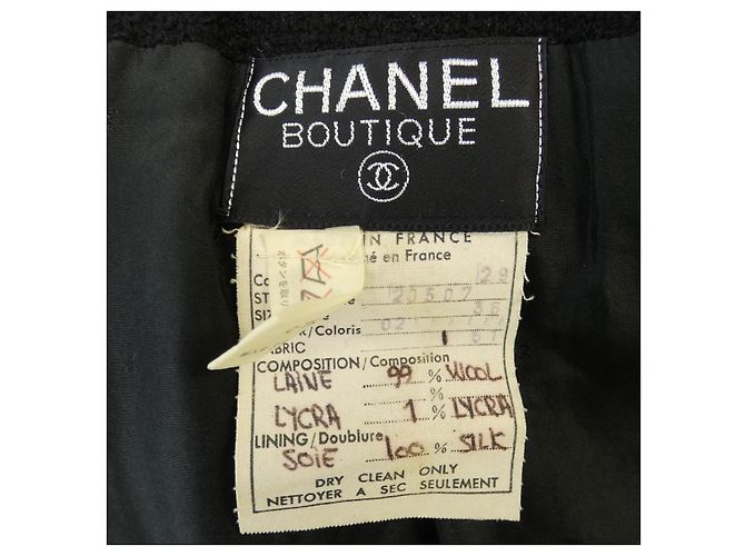 Timeless Giacca Chanel Vintage Nero - vista 3